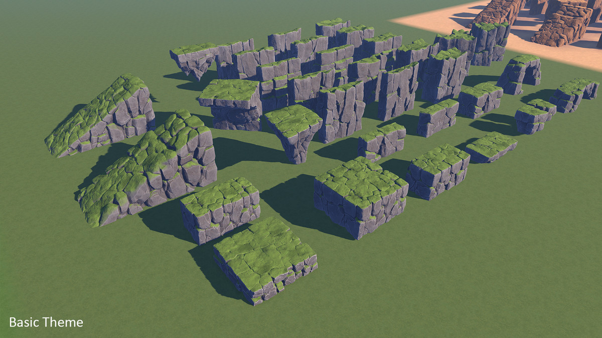 Stylized Nature - Modular Cliffs Pack