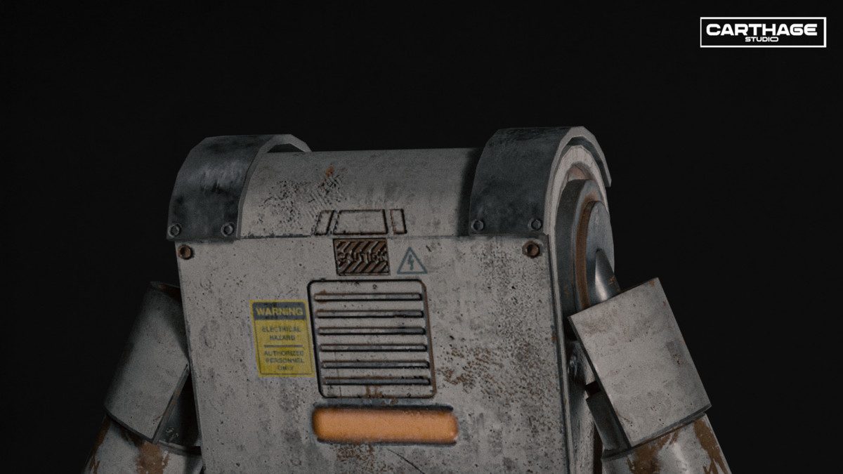 Security Robot NPC Bundle – 5 Rigged Game-Ready Characters