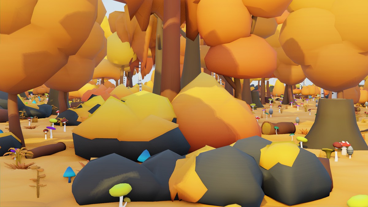Low Poly Seasonal Forest Biome by IGS