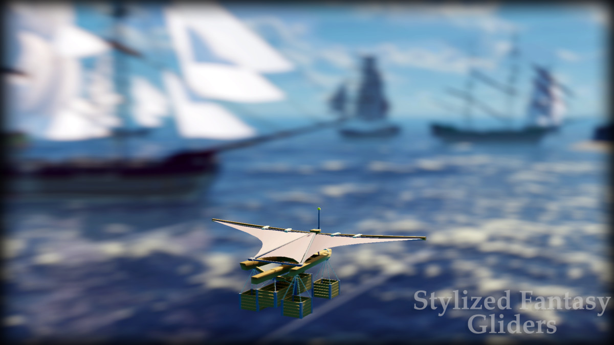 Stylized Fantasy Gliders - By Yorakeys