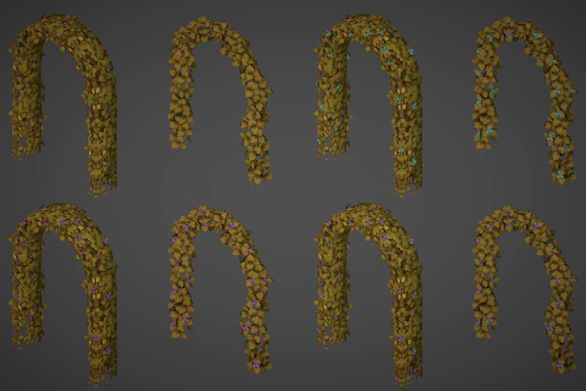 Ruins Forest Environment