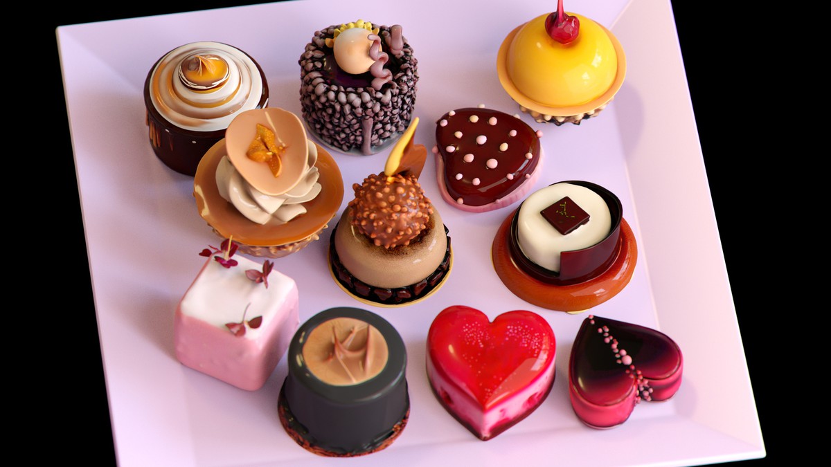 Sweet Dessert Asset Pack (Donuts, Cupcakes, Cake, Ice Cream, Candy)