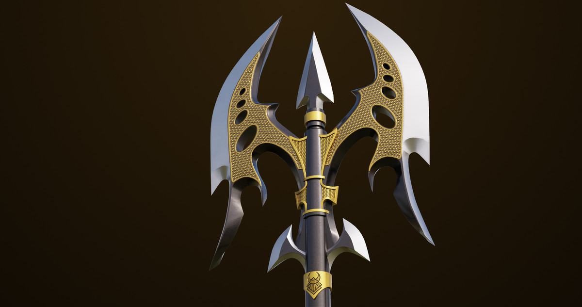 Battle Axe 01 URP HDRP Textures