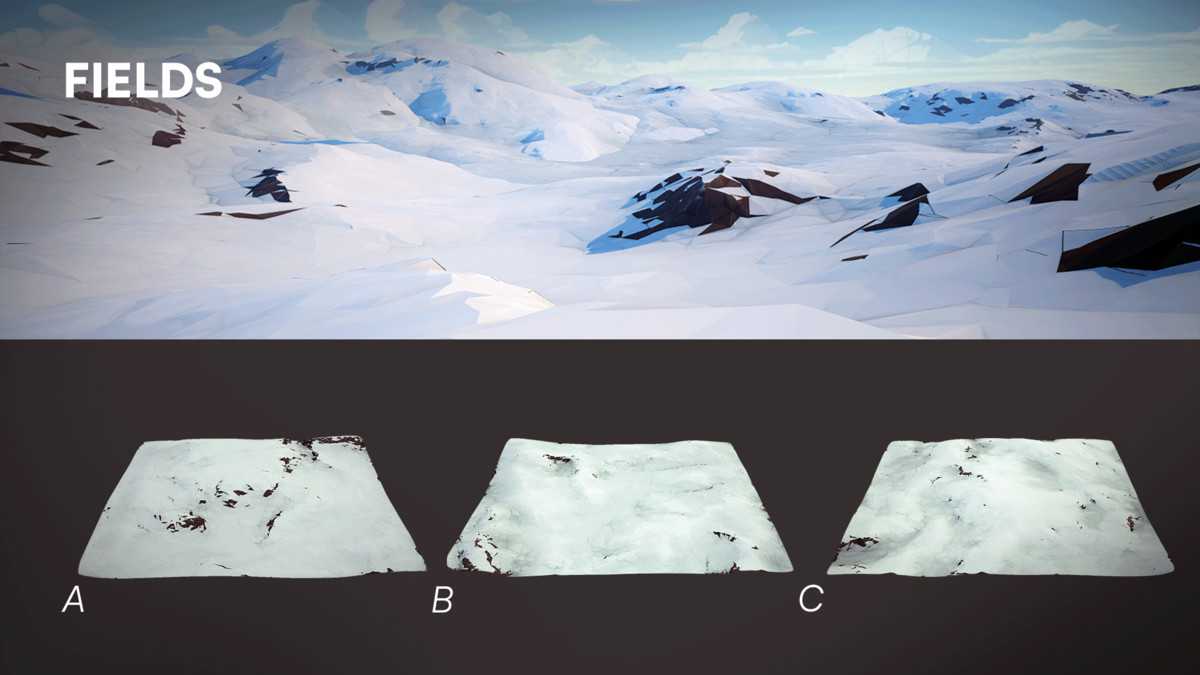 Arctic Landscape Polygonal