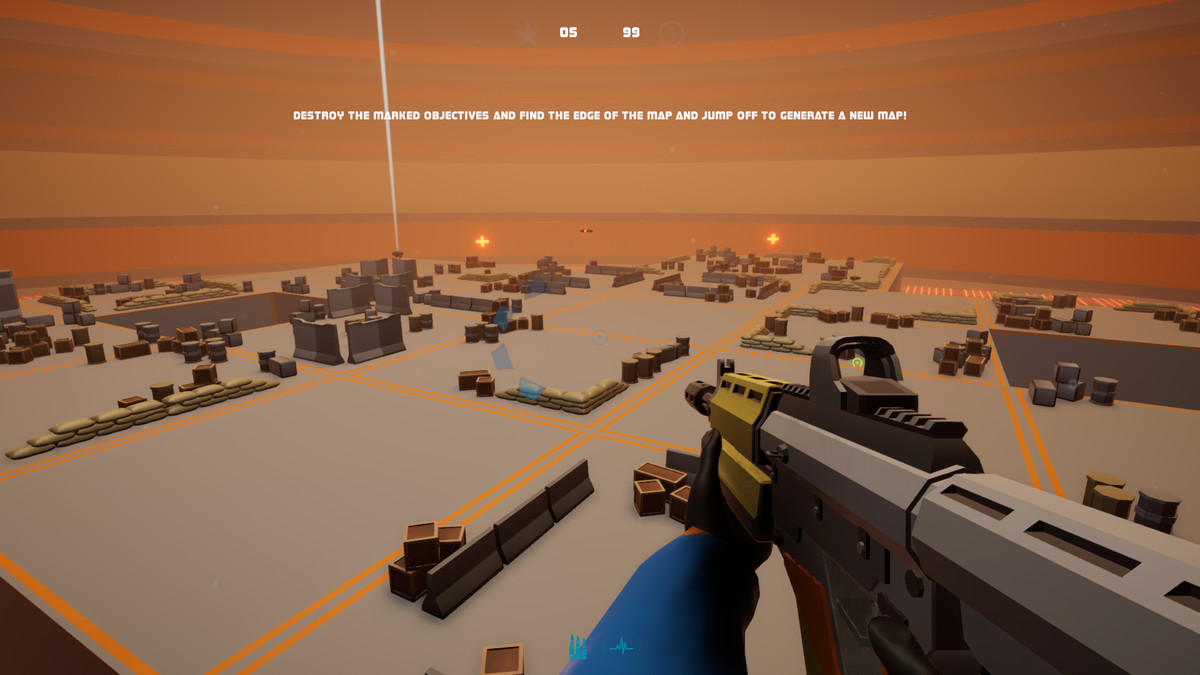 Sci-fi FPS Randomly Generated Full Game Example Template