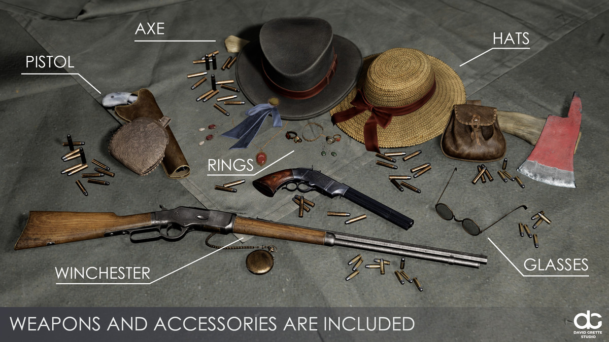 Western Characters Bundle 2025, part 2 - Complete Collection