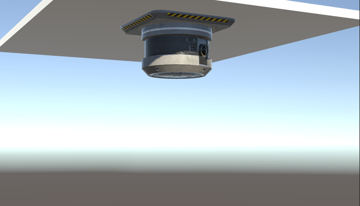 Sci-Fi Surveillance Unit /Security Camera