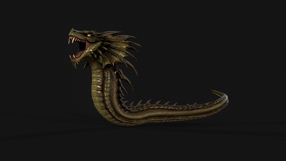 Basilisk Snake2 Character