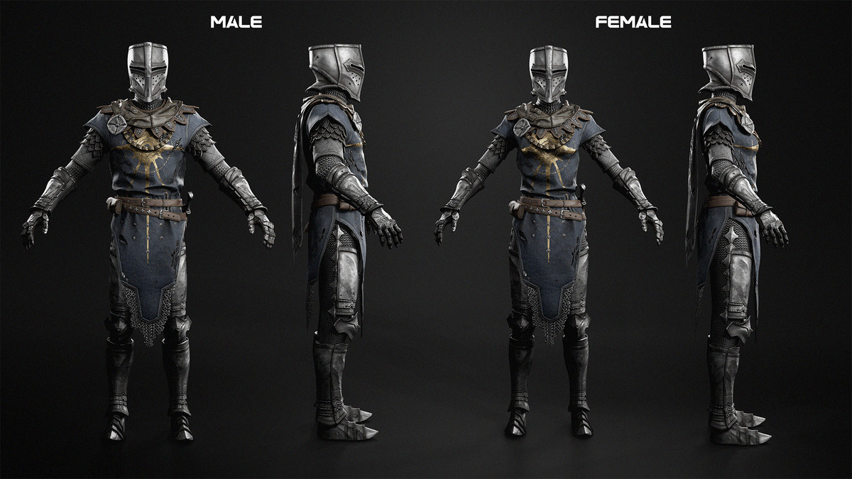 Fallen Knight - Male and Female