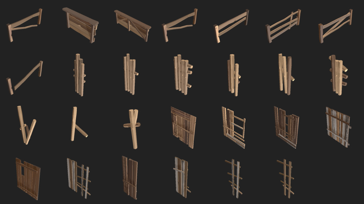 Low Poly Swamp Village – ModulaCraft PRO