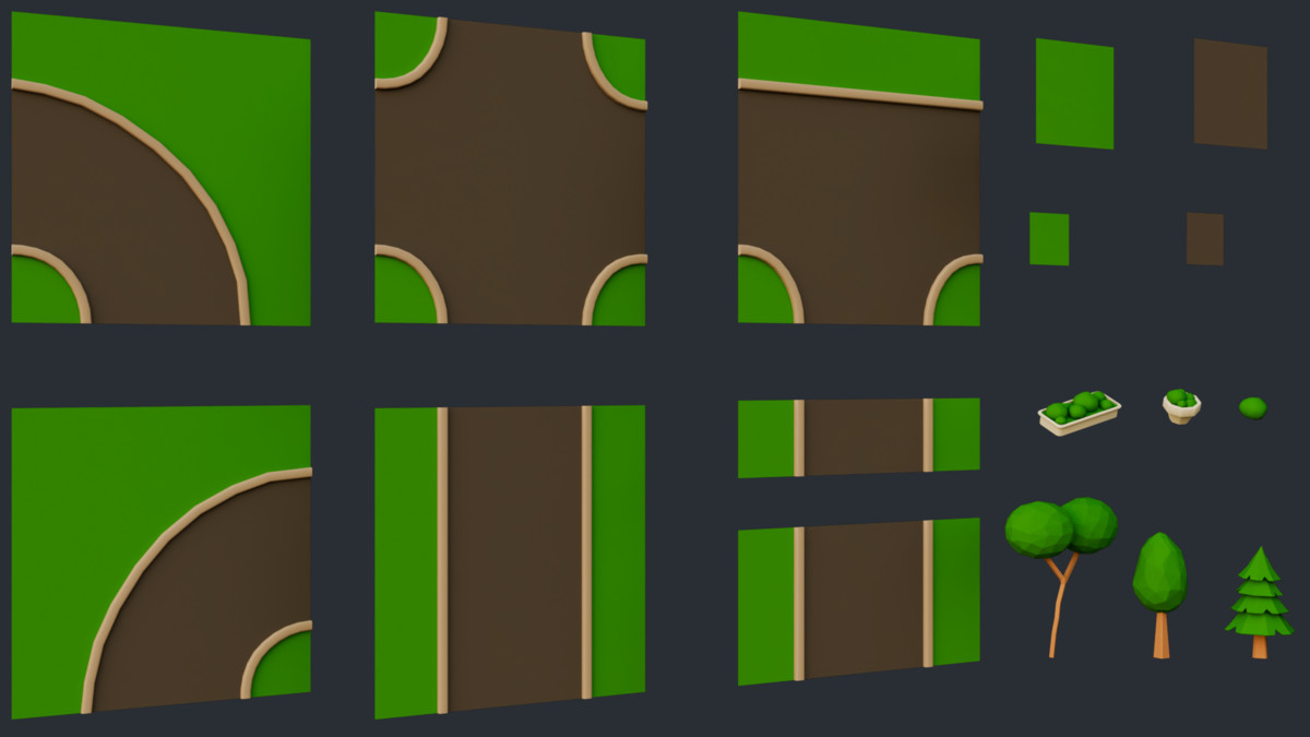 Low Poly Police Station - Thinkix Studios