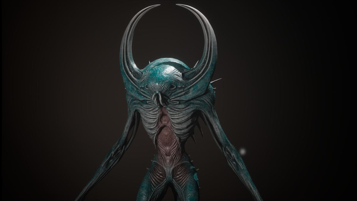 Crescent Horn Horror - Humanoid Creature 3