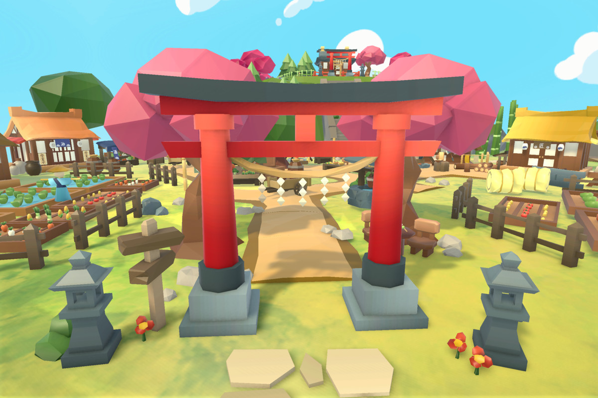 Japanese Rural Village - Low Poly 3D Models