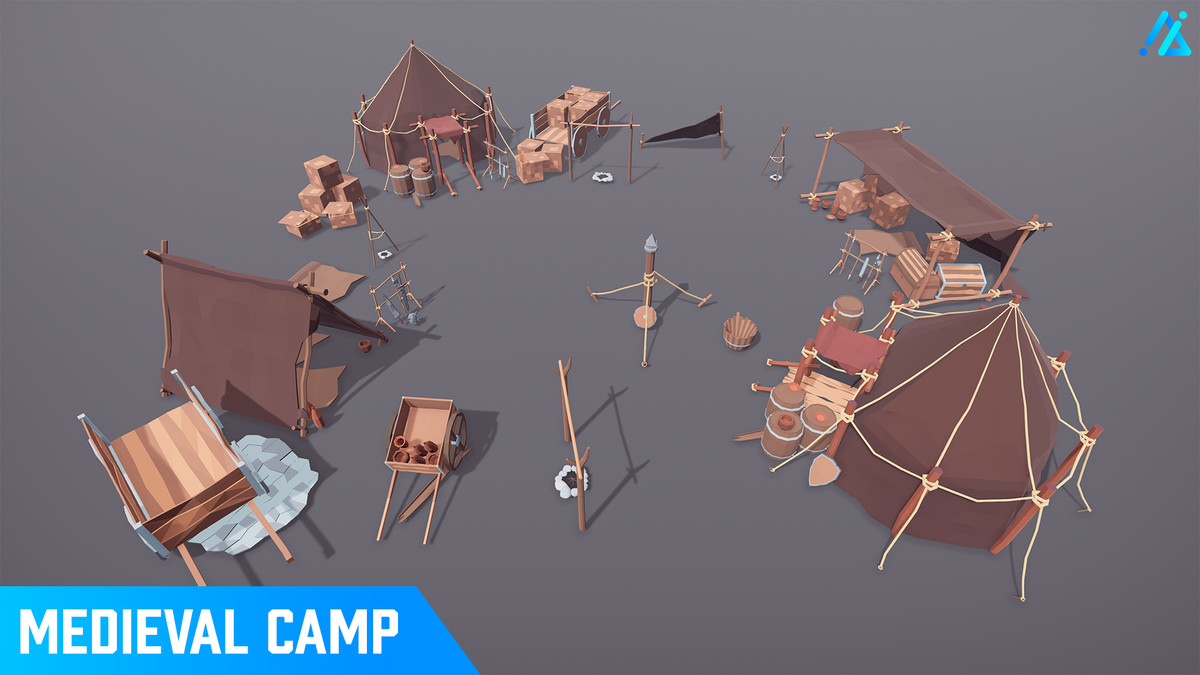 POLY - Medieval Camp