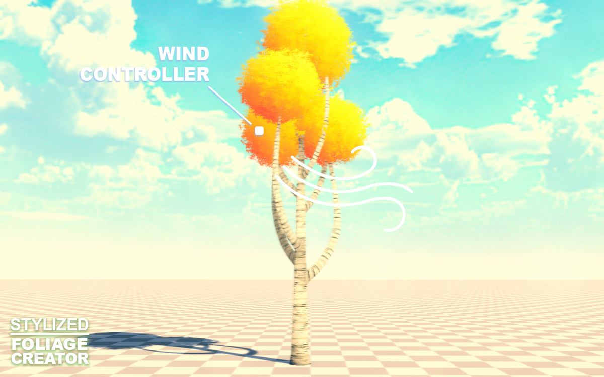 Stylized Foliage Bush & Clouds Creator