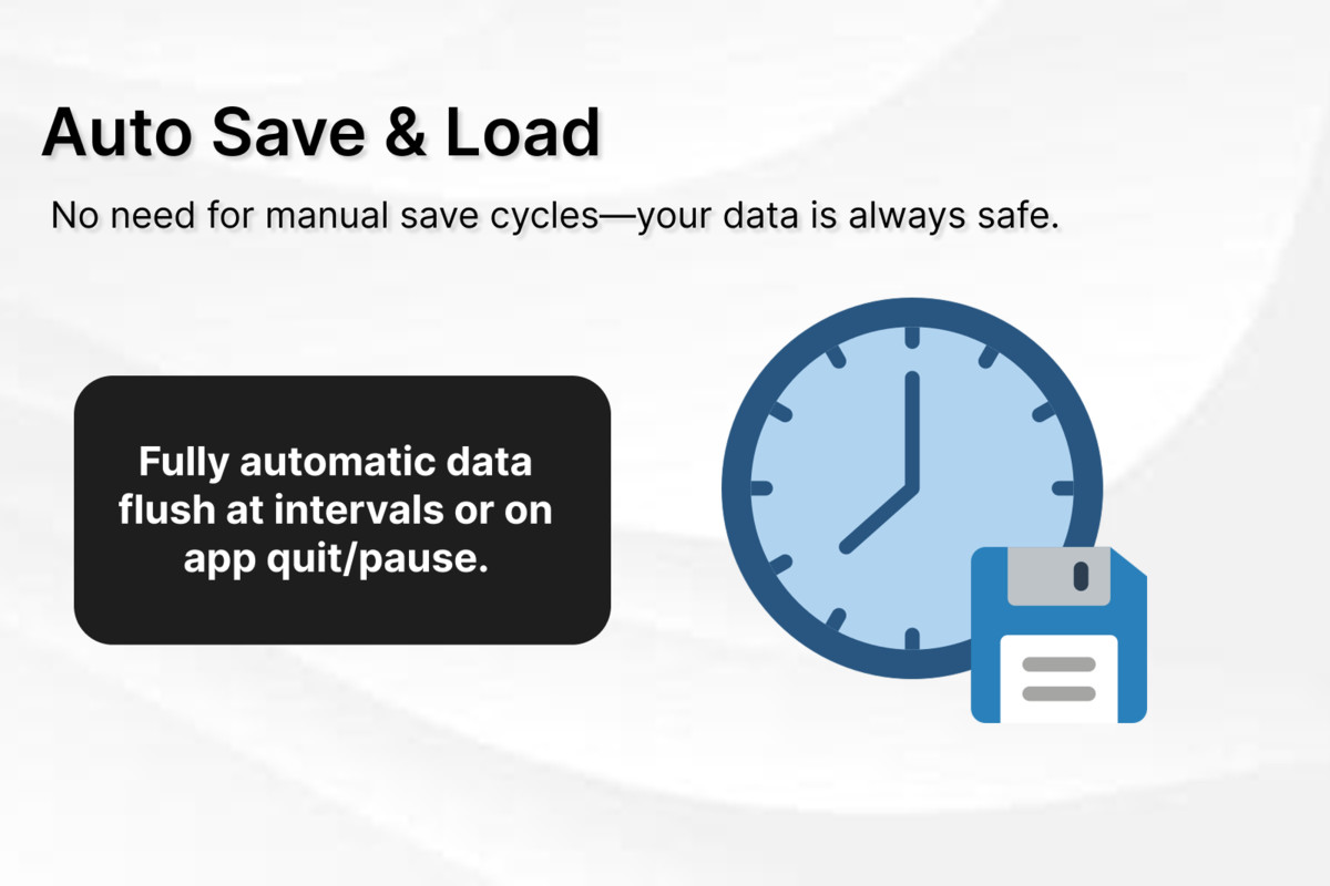 Fast Save: Instant Save & Load, Local or Cloud