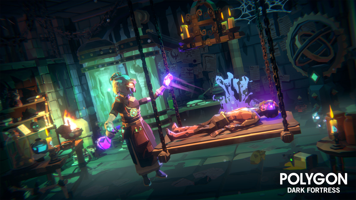 POLYGON - Dark Fortress - Low Poly 3D Art by Synty