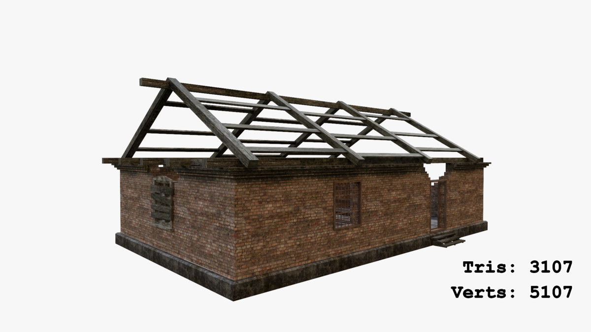 Abandoned Apocalyptic Buildings Mega Pack