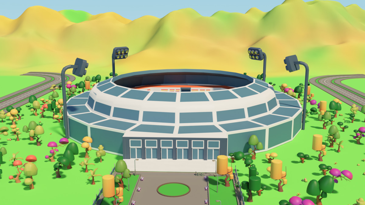 Grand Stadium - Stylized Sports Environment