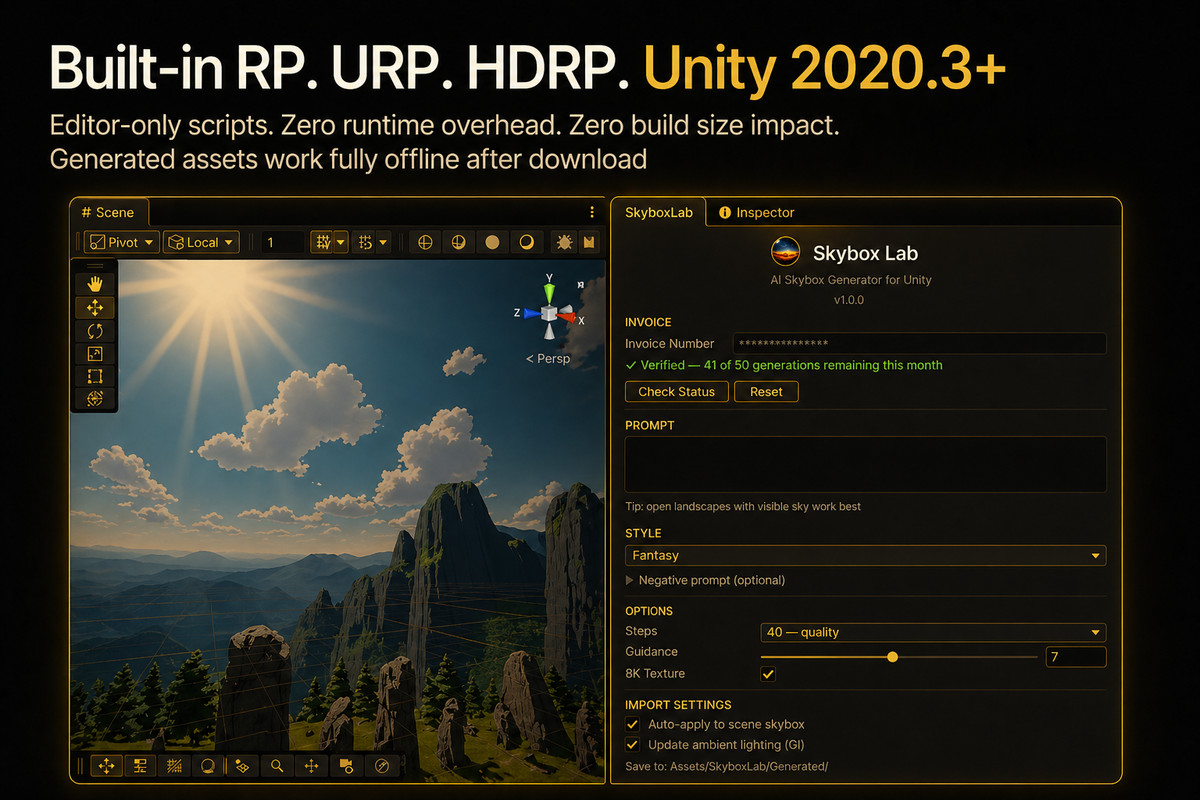 SkyboxLab - AI Skybox Generator