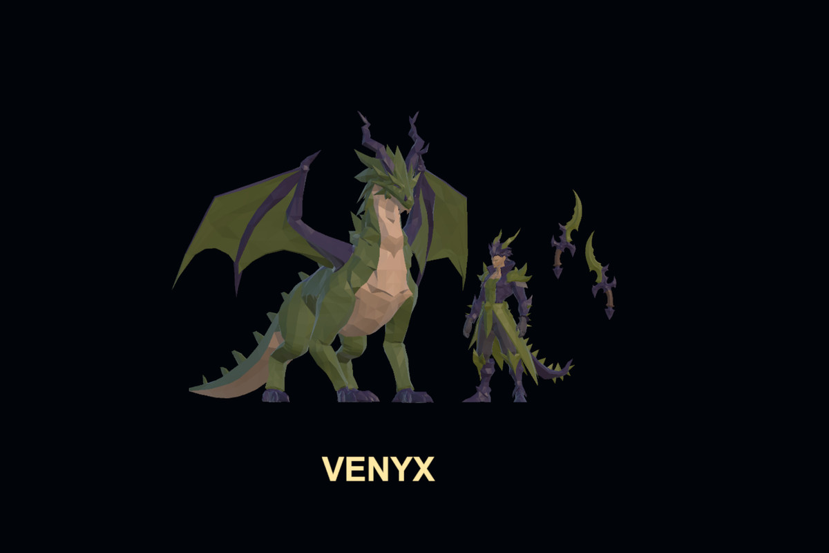 Pixit3D - Dargon Shifters