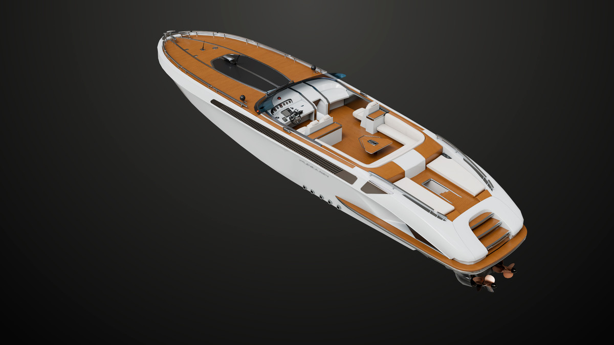 Yacht Boat 01 White with Interior HDR URP Textures