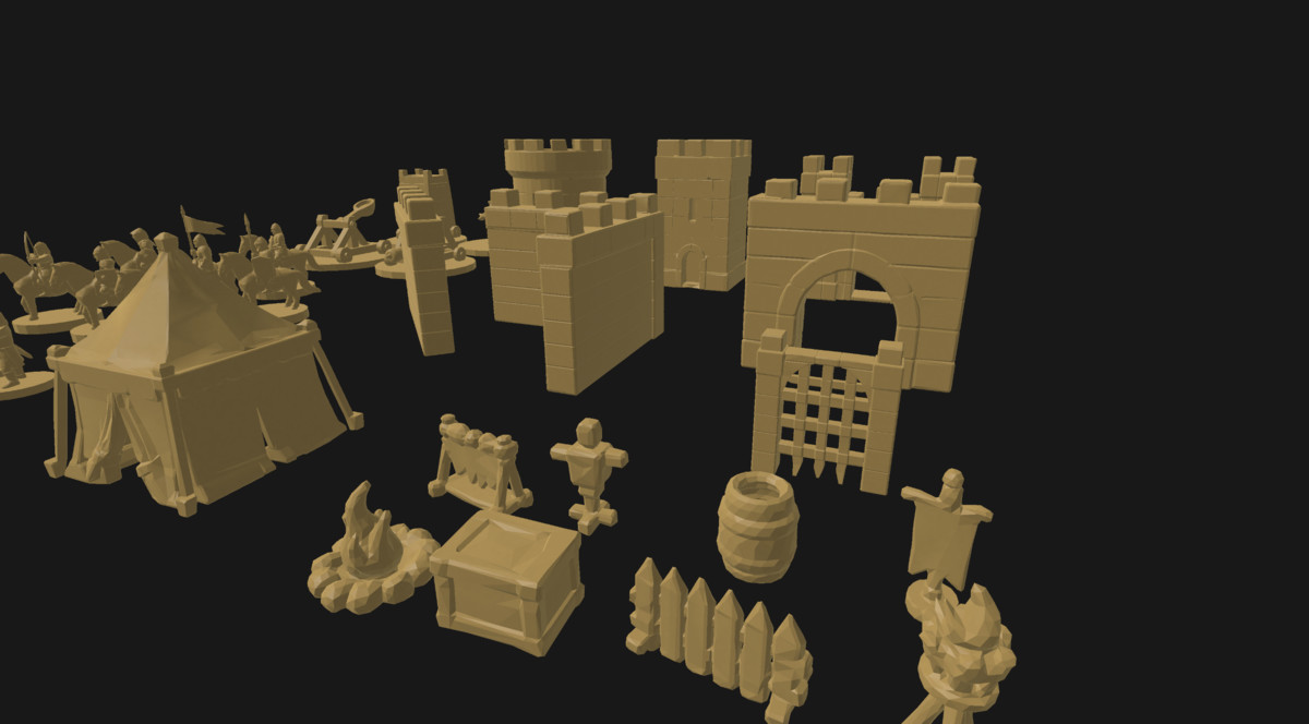 Pixit3D - ToySoldiers Medieval Pack