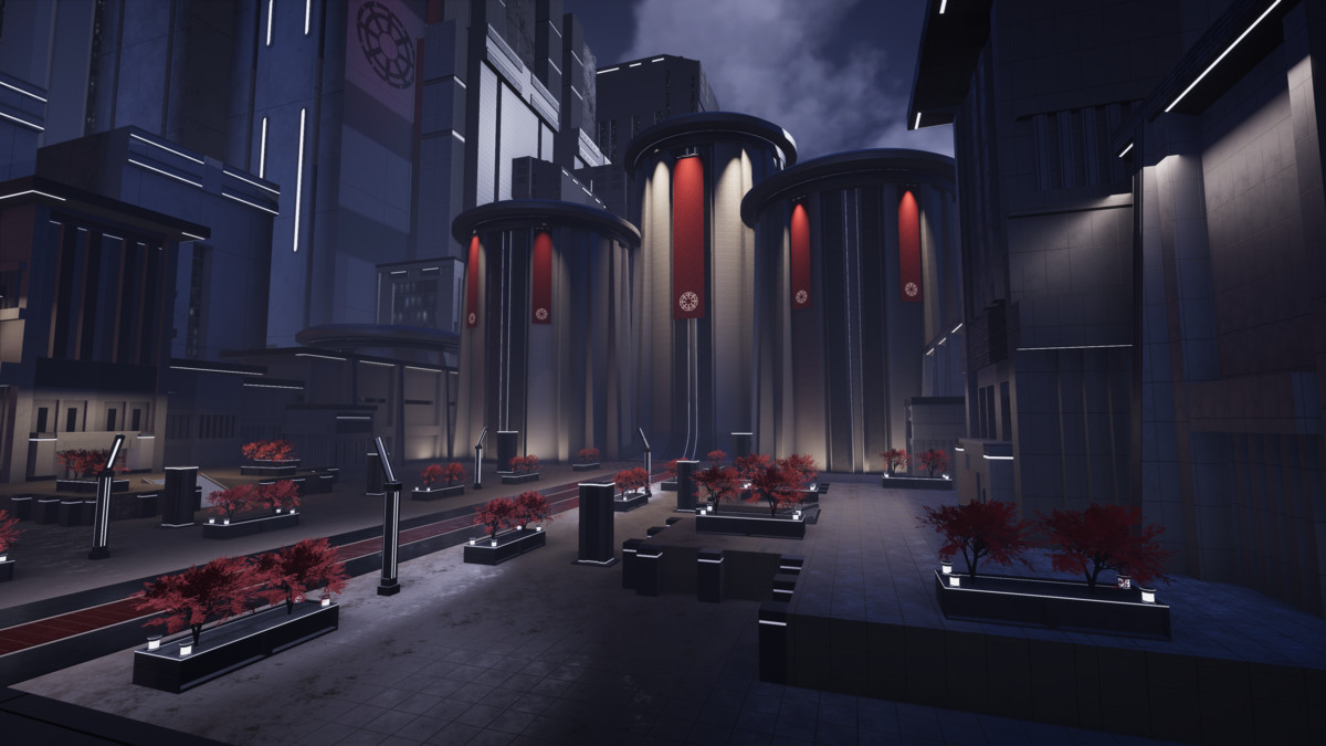 Science Fiction Brutalist City