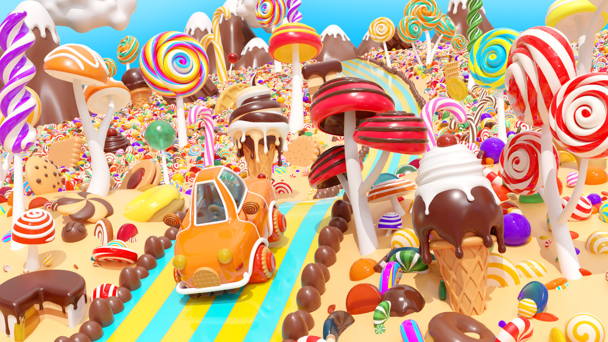 P3D: Candy Land (Stylized Fantasy Environment)