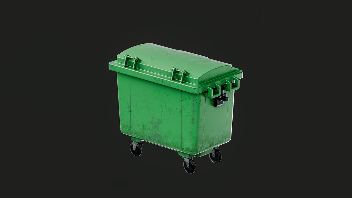 Outdoor Trash Can