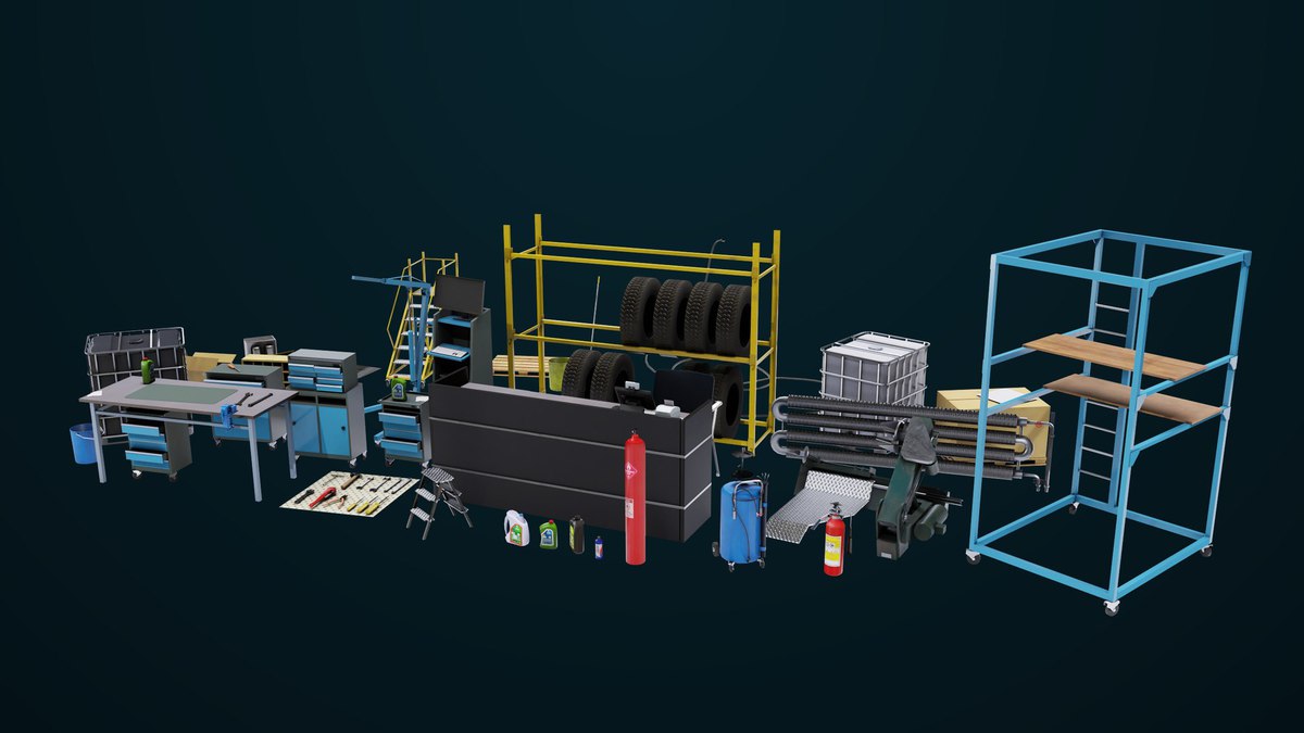 Workshop Tools Pack 01 UPR HDRP Textures