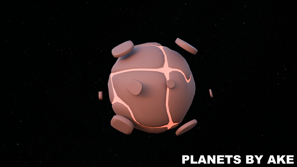 Planets - Stylized Low Poly Asset Pack by Ake