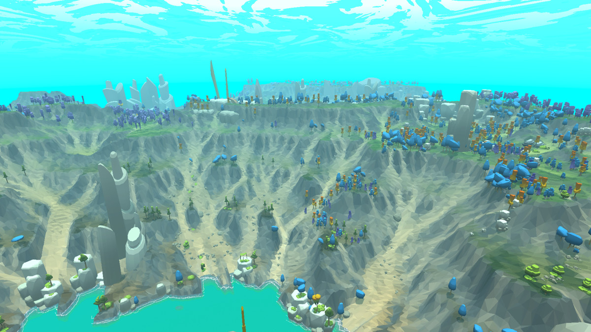 Low Poly Stylized Tiny Forest