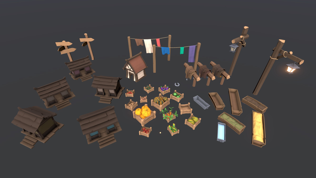 STYLIZED Low Poly Fantasy Bundle Vol. 2