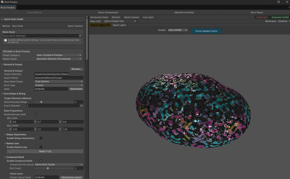 Procedural Rock Generator Pro