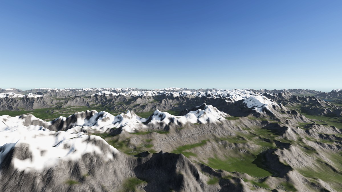 Procedural Ridged Mountains 8K & 4K - 54 Terrains