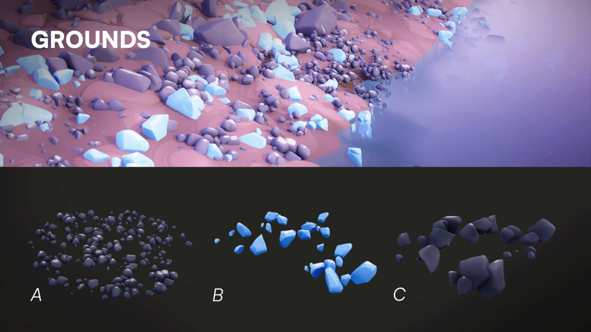 Arctic Landscape Cartoon