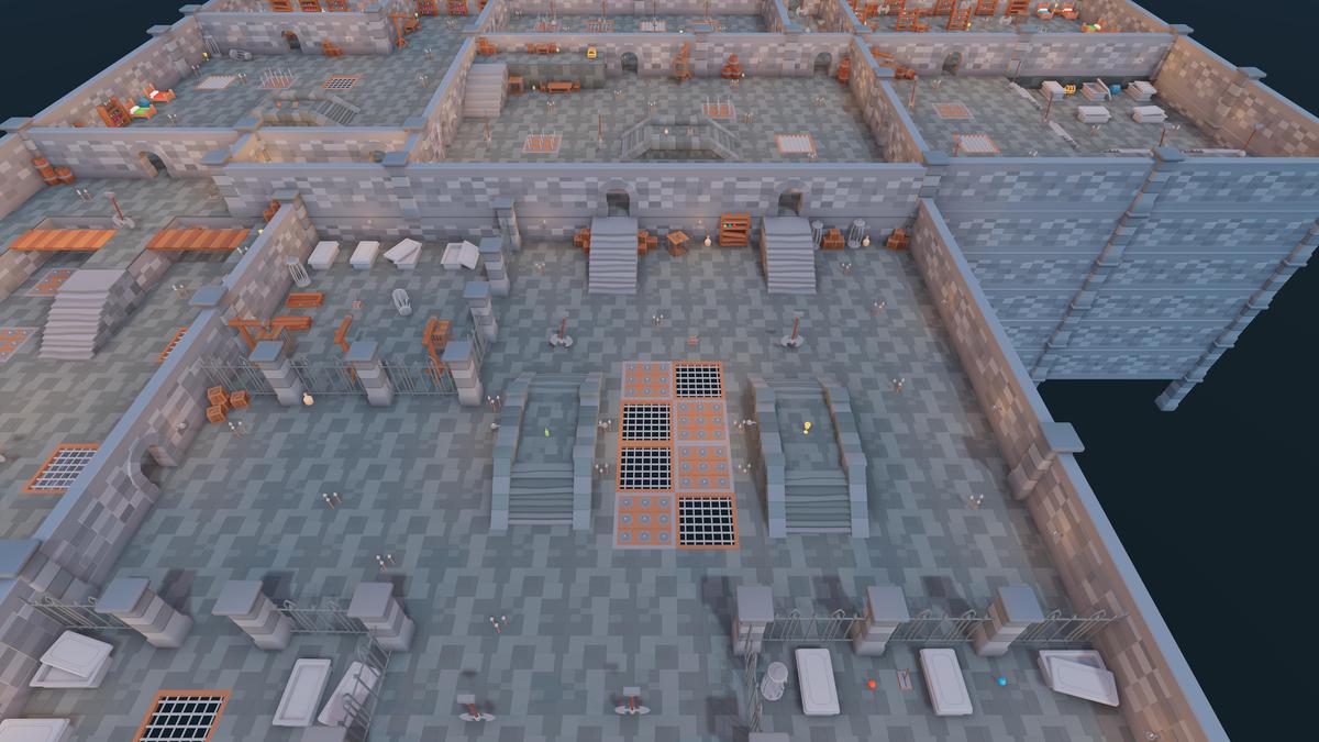 Modular Dungeon - Stylized Low Poly Asset Pack by Ake