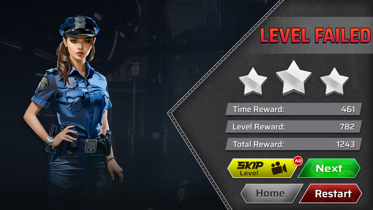 Police Simulator UI Kit ⭐