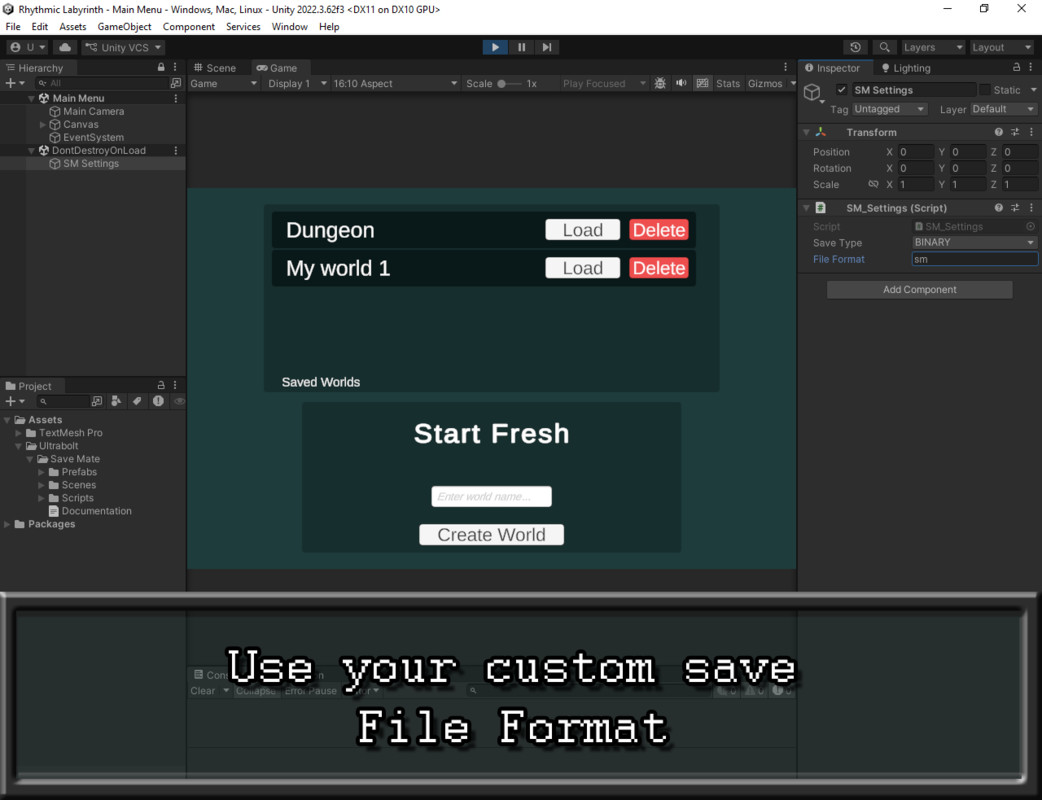 SaveMate Save & Load System