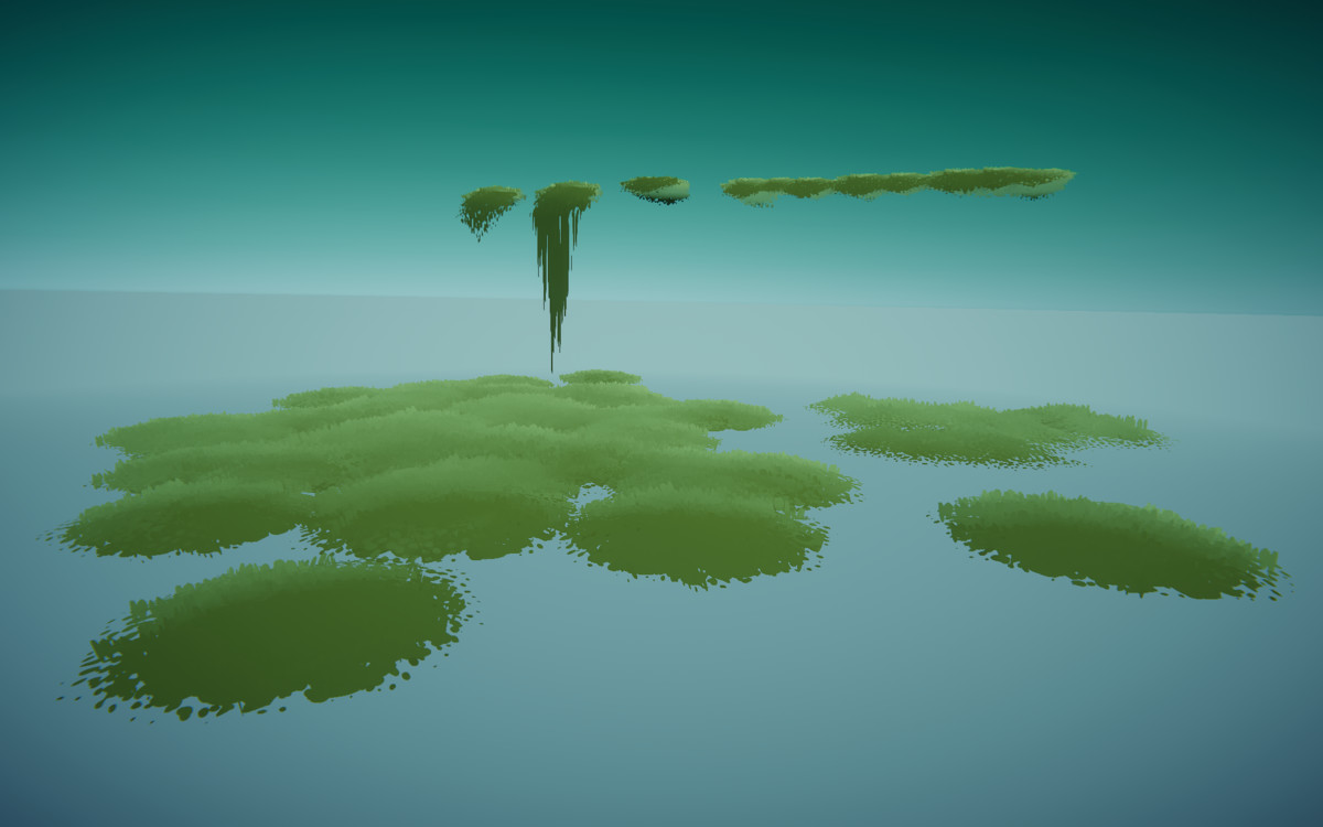 Stylized swamp