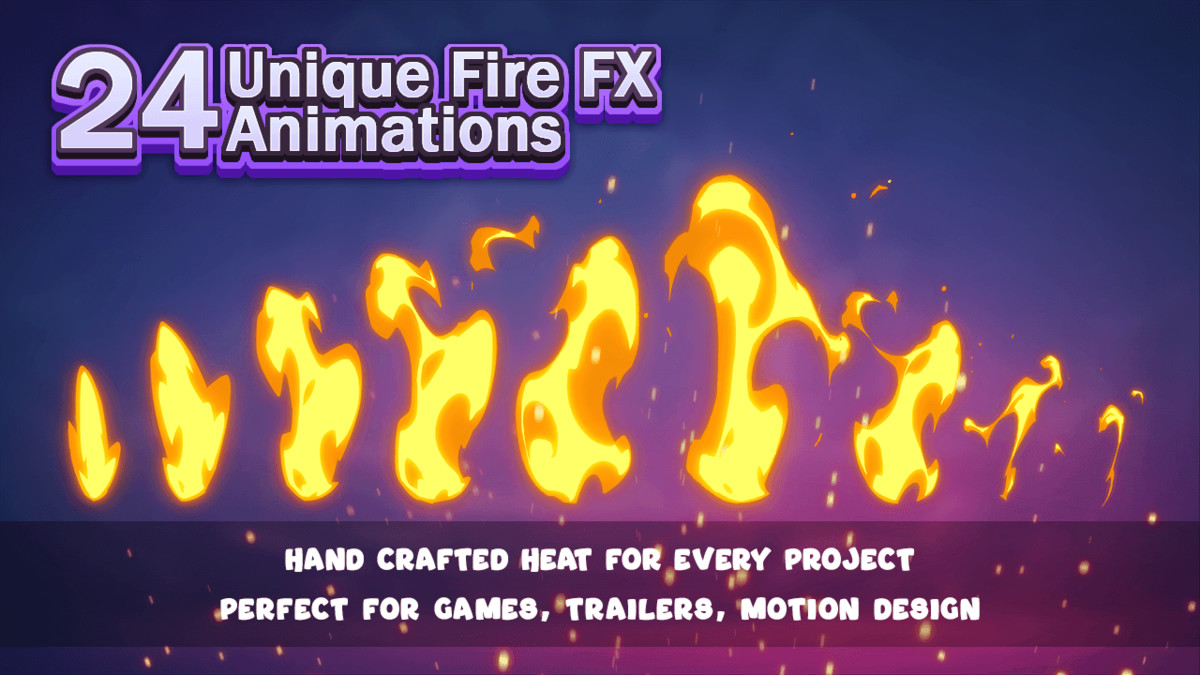 2D Fire Fx Animation Pack