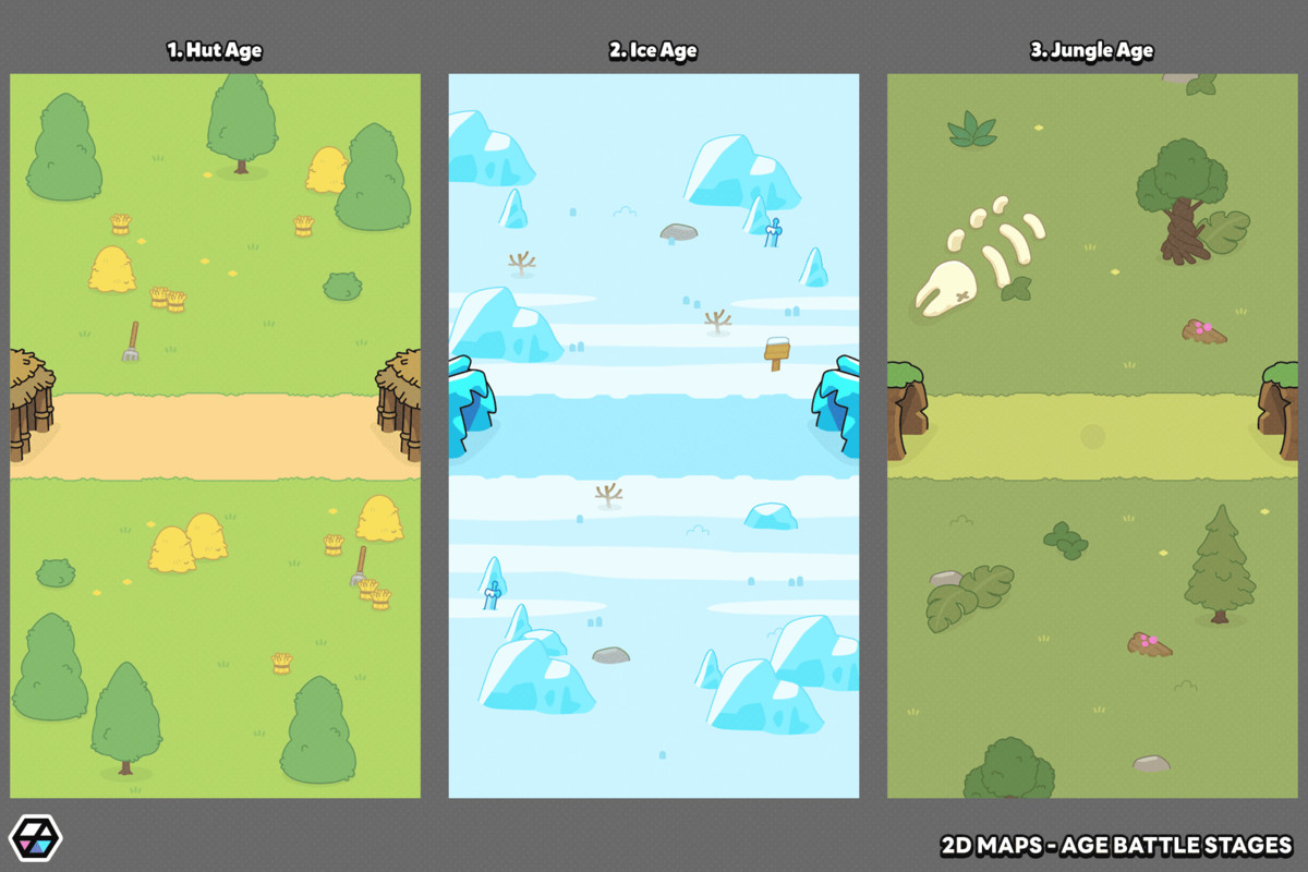 2D Maps - Age Battle Stages