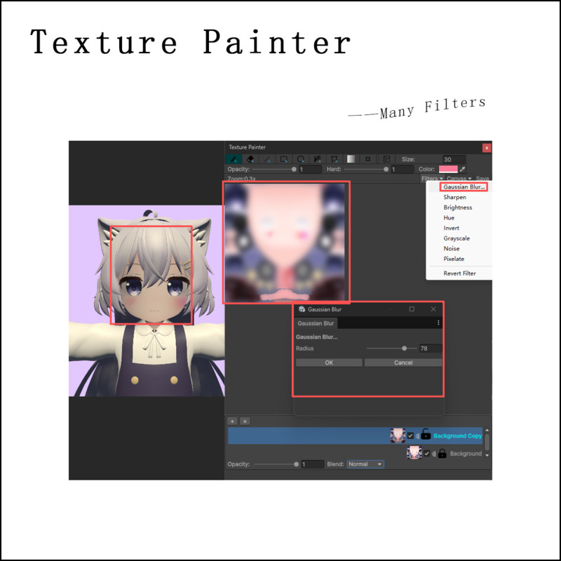 Material Editor With Texture Painter