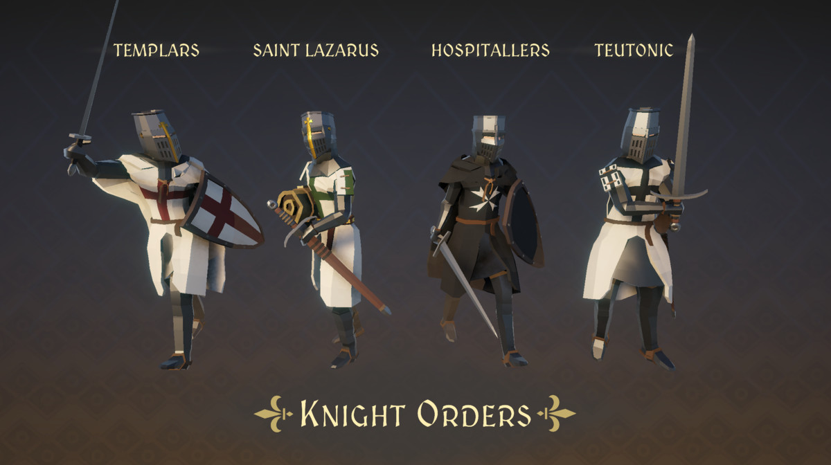 Stylized Medieval Crusaders Pack – Low Poly Characters & Units