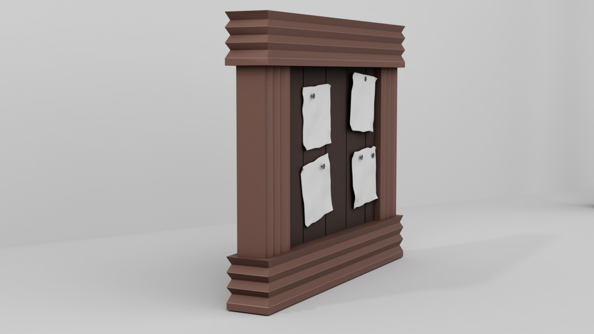 Stylized Medieval Signs & Notice Boards