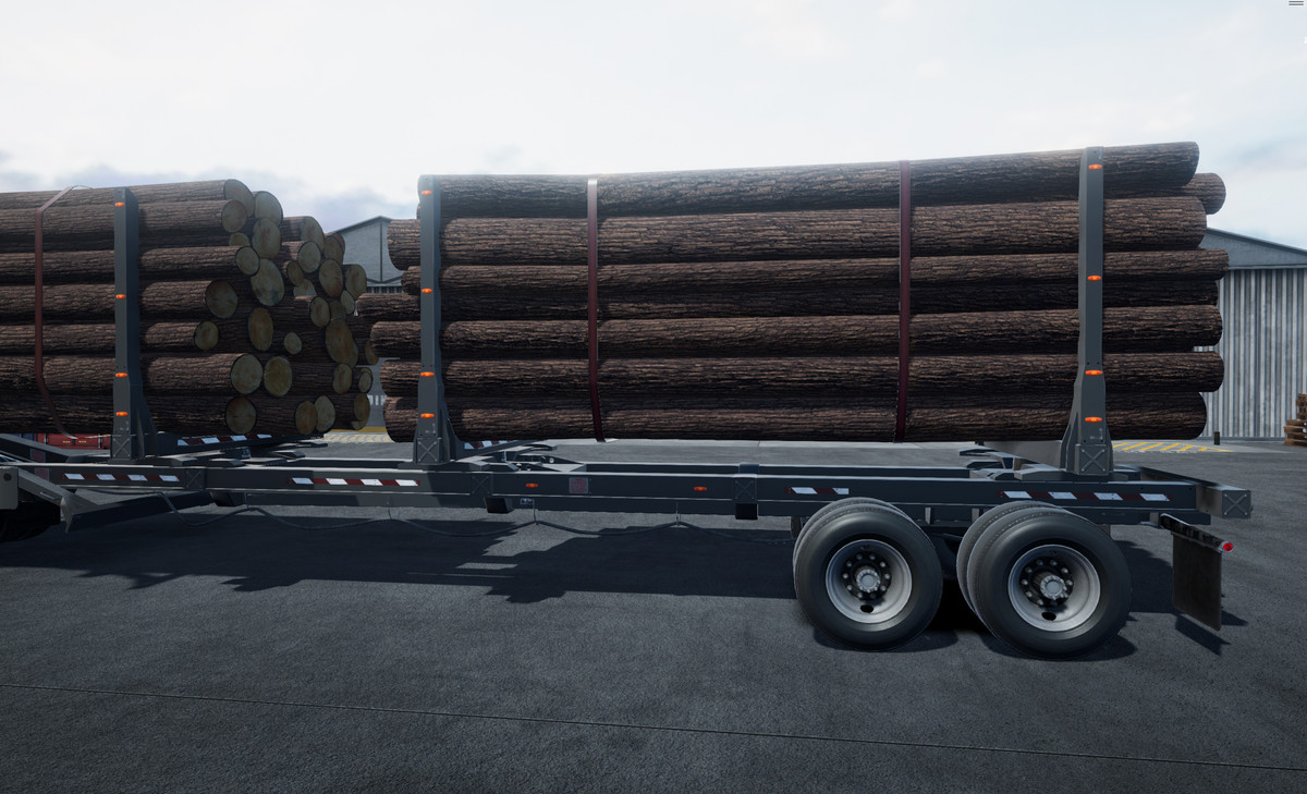 Cabover log truck