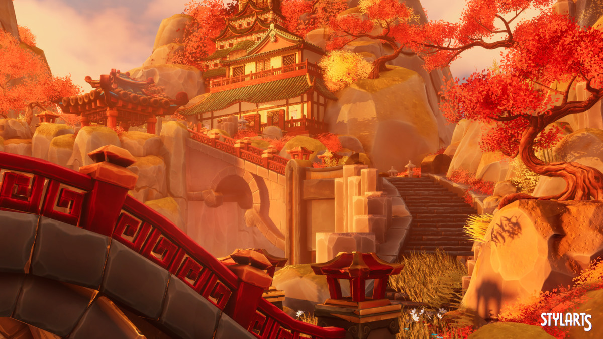 Stylized Chinese Lost Temple