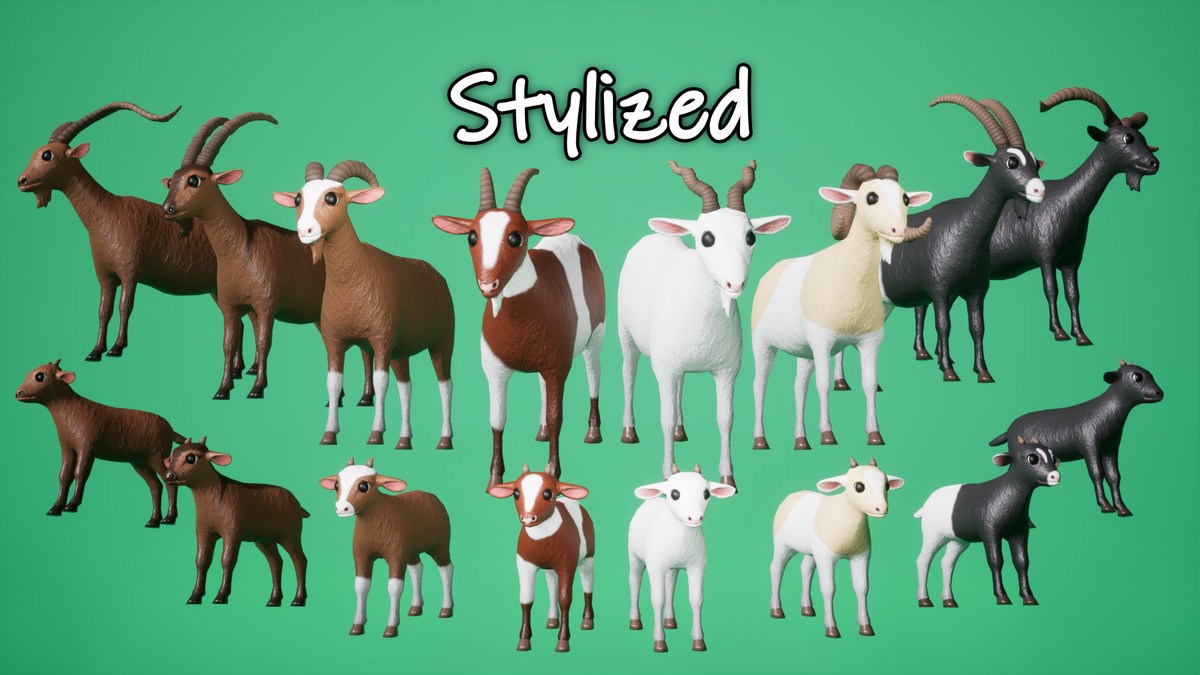 SI - Animated Goat and Kid