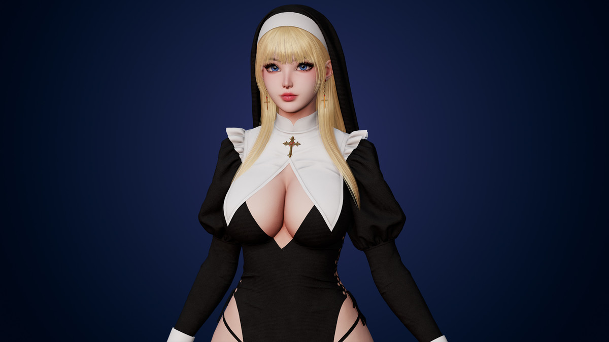 Nun Celestia - Female Character Series